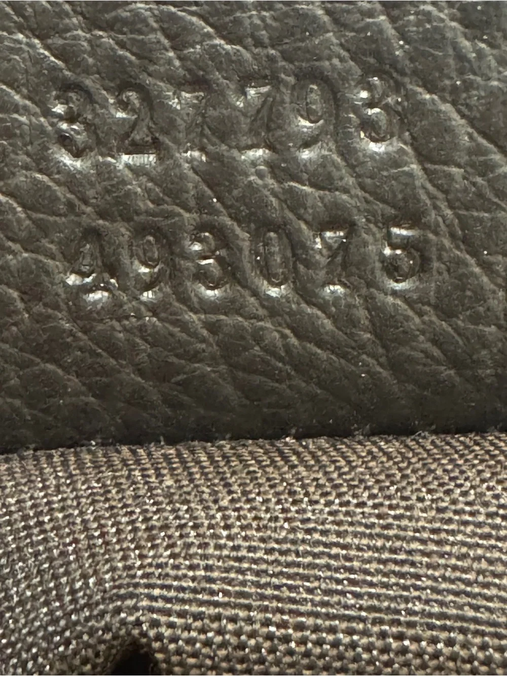 Gucci coated canvas